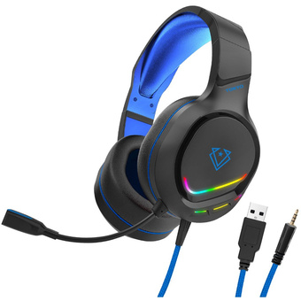 Vertux Tokyo Noise Isolating Amplified Wired Gaming Headset (Blue)