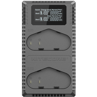 Nitecore UCN4 Pro USB Charger for LP-E4/LP-E4N Batteries