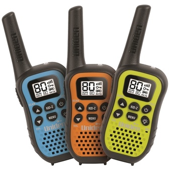 Uniden UH45-3 Handheld UHF Radio Triple Colour Pack