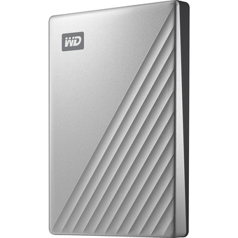 Western Digital My Passport Ultra USB 3.0 Type-C External Hard Drive for Mac (2TB, Silver)