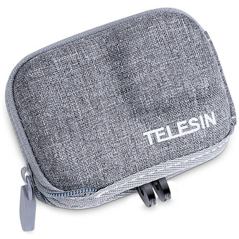 TELESIN Portable Zipper Camera Storage Case for GoPro HERO 9/10/11/12 (Grey)