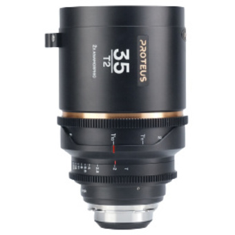 Laowa Proteus 35mm T2.0 2X Anamorphic Lens with EF Adapter (PL Mount, Amber, Feet)