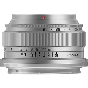 TTArtisan 50mm f/2 Lens for Nikon Z (Silver)