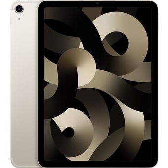 Apple 10.9" iPad Air (5th Gen, Wi-Fi + Cellular, Starlight, 256GB)