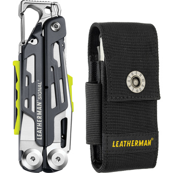 Leatherman Signal Multi-Tool with Black Nylon Sheath (Grey)