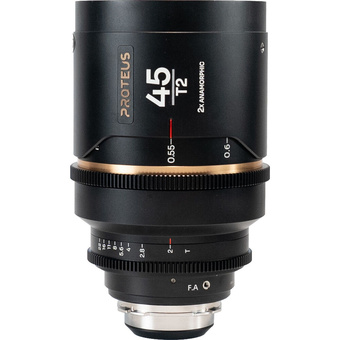 Laowa Proteus 45mm T2.0 2X Anamorphic Lens with EF Adapter (PL Mount, Amber, Metres)