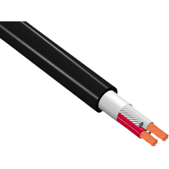 Maximum 2 x 2.5mm Conductor Speaker Cable (100m, Black)