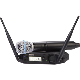 Shure GLXD24+ Dual-Band Wireless Vocal System with BETA 87A Microphone