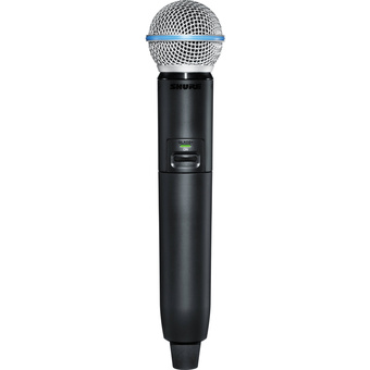 Shure GLXD2+ Dual-Band Wireless Handheld Transmitter with BETA 58A Microphone