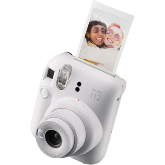 FujiFilm Instax Mini 12 Instant Film Camera (Clay White)