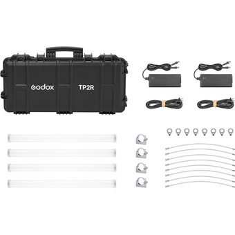 Godox TP2R Pixel RGB LED Tube Light (0.6m, 4-Light Kit)