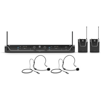 LD Systems U306 BPH 2 Dual Wireless Microphone System