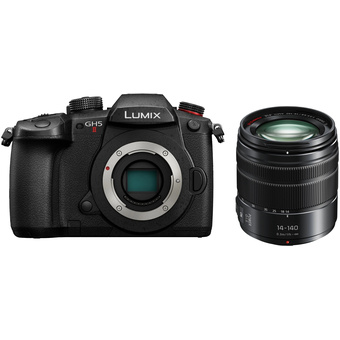 Panasonic Lumix GH5 II Mirrorless Camera with Lumix G 14-140mm f/3.5-5.6II Lens
