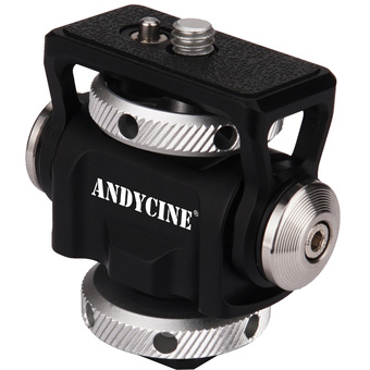 ANDYCINE Field Monitor Holder with Shoe Adapter & Anti-Twist Mount for 5/7" Monitors