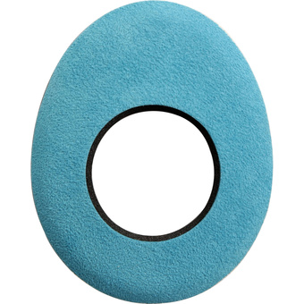 Bluestar Oval Long Viewfinder Eyecushion (Ultrasuede, Blue)