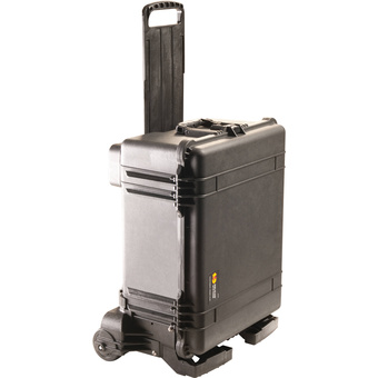 Pelican 1610 Carry on Case with Mobility Kit without Foam (Black)