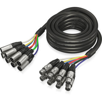 Behringer GMX-500 Gold Performance 8-Way Multicore Cable with XLR Connectors (5m)