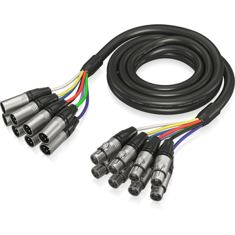 Behringer GMX-300 Gold Performance 8-Way Multicore Cable with XLR Connectors (3m)