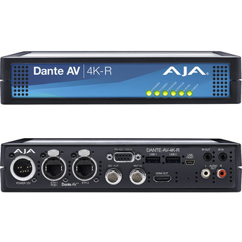 AJA Dante AV 12G-SDI/HDMI 4K Receiver