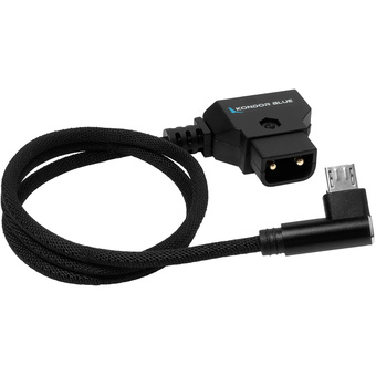 Kondor Blue D-Tap to Micro-USB Cable for Nucleus-Nano (Unregulated, 45cm)