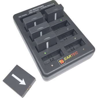 Eartec 10-Port Multi-Charger Base without Power Adapter