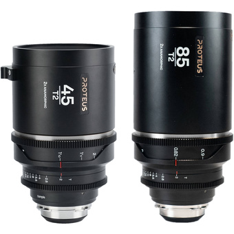 Laowa Proteus 45mm and 85mm 2X Anamorphic 2-Lens Bundle with EF Adapter (Arri PL, Silver, Feet)