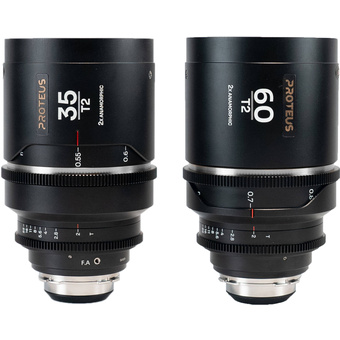 Laowa Proteus 35mm and 60mm 2X Anamorphic 2-Lens Bundle with EF Adapter (Arri PL, Silver, Feet)