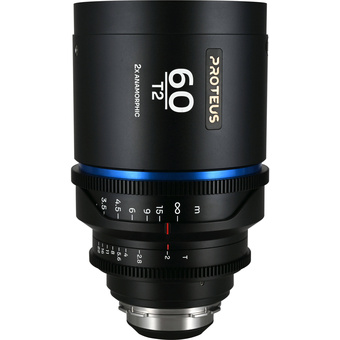 Laowa Proteus 60mm T2.0 2X Anamorphic Lens with EF Adapter (PL Mount, Blue, Feet)