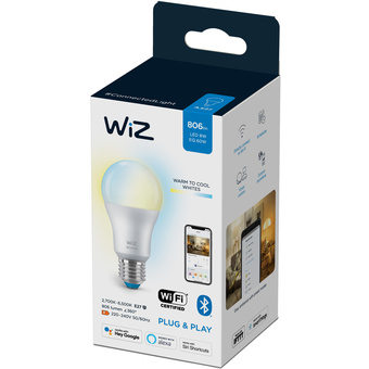 WiZ White A60 E27 Gen2 Smart Bulb