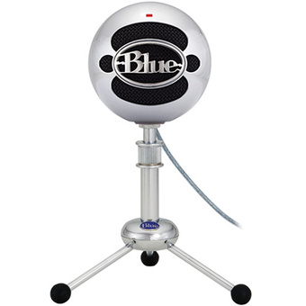 Blue Snowball USB Condenser Microphone (Brushed Aluminium)