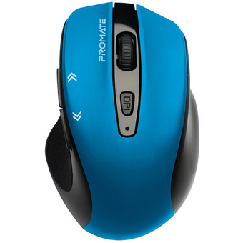 Promate Cursor EZGrip Ergonomic Wireless Mouse (Blue)