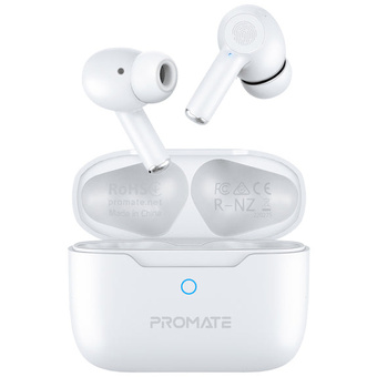 Promate ProPods High-Definition ANC TWS Earphones (White)