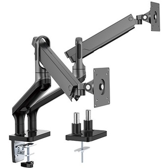 Brateck LDT50-C024 Dual Monitor Spring-Assisted Monitor Arm