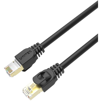 UNITEK C1808HBK Cat 7 SSTP RJ45 Ethernet Cable (0.5m)