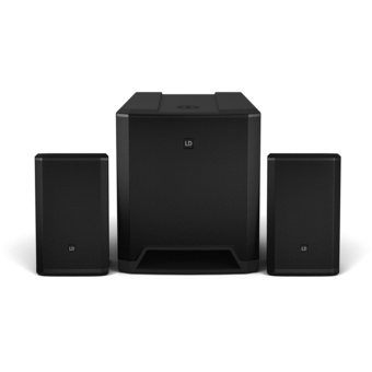 LD Systems DAVE 18 G4X Compact 2.1 4000W 18" Powered PA System with Bluetooth Streaming