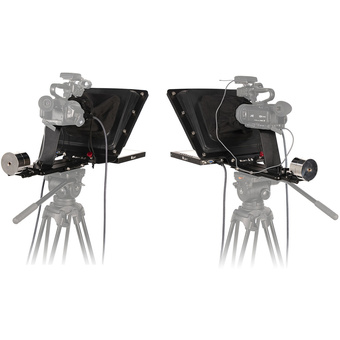 Ikan P2P Interview System with 2 Professional 17" High-Bright SDI Teleprompters