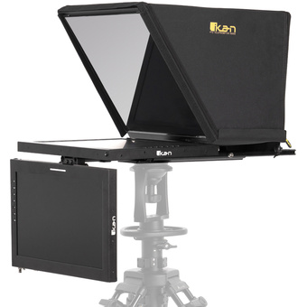 Ikan Professional 19" High-Bright PTZ Teleprompter with Widescreen Tally Talent Monitor