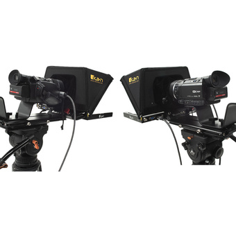 Ikan P2P Interview System with 2 x 12" Teleprompters