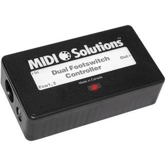 MIDI Solutions Dual Foot Switch Controller