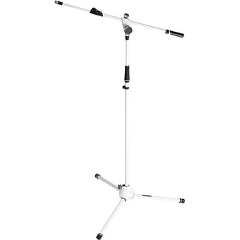 Gravity GMS4322W Microphone Stand with Folding Tripod Base (White)