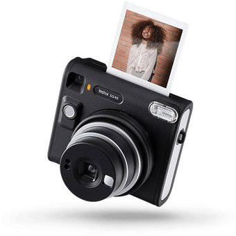 FujiFilm Instax SQUARE SQ40 Instant Camera (Black)