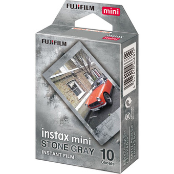 FujiFilm Instax Mini Stone Grey Instant Film (10 Exposures)