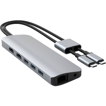 HYPER HyperDrive Viper 10-in-2 USB Type-C Hub (Silver)