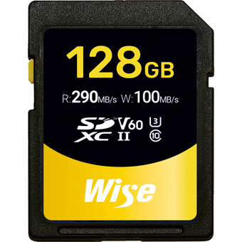 Wise Advanced 128GB SD-S UHS-II SDXC Memory Card