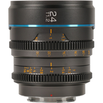 Sirui Nightwalker 24mm T1.2 S35 Cine Lens (E Mount, Gun Metal Grey)