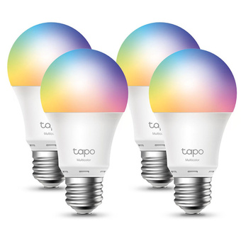 TP-Link Tapo L530E Smart Wi-Fi Light Bulb (Multicolour, 4-Pack)