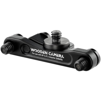 Wooden Camera Lens Mount Support for Canon RF Mount to ARRI PL Mount (RED V-Raptor)