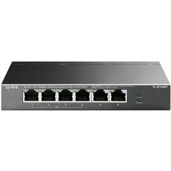TP-Link TL-SF1006P 6-Port 10/100 Mb/s PoE+ Compliant Unmanaged Switch