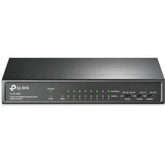 TP-Link TL-SF1009P 9-Port 10/100 Mb/s PoE+ Compliant Unmanaged Switch