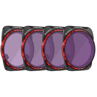 Freewell Bright Day Lens Filter Bundle for DJI Air 3 (4-Pack)